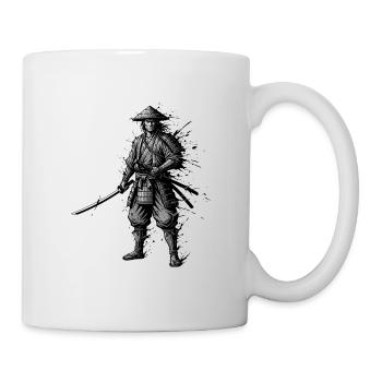 Guerrier samouraï avec katana lonely-ronin-japan - Mug blanc - blanc - Droite