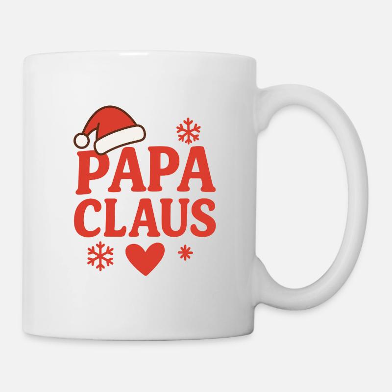 Splendeur de Noël de Papa Noël - Mug blanc - blanc