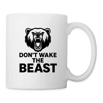 Ne réveille pas le monstre - Mug blanc - blanc - Droite