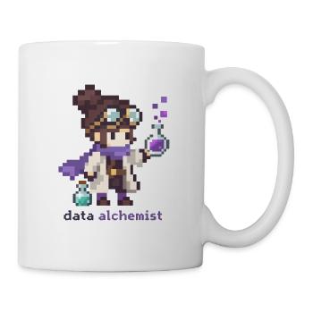 Daten Alchemist - Tasse - Weiß - Rechts