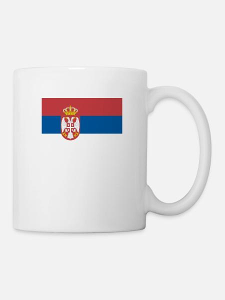 serbia - Mug blanc - blanc