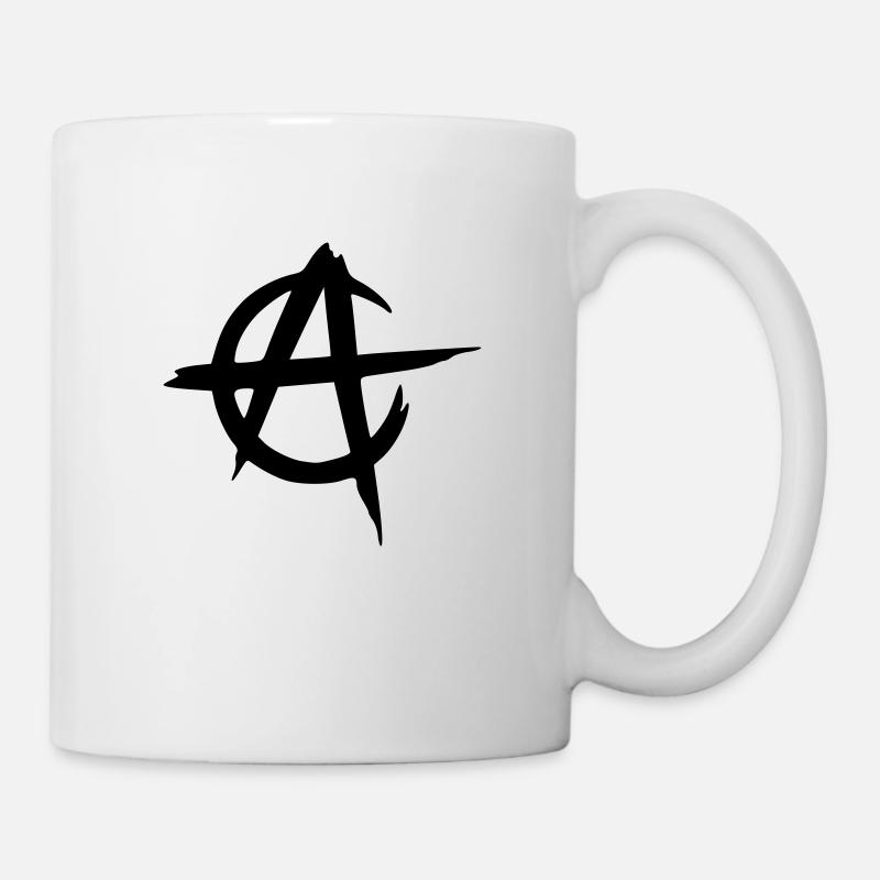 anarcho capitalism vector - Tasse - Weiß