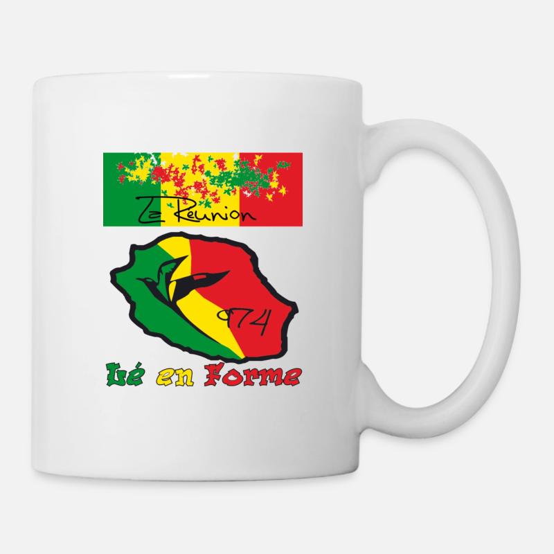 974 die in Form 02 rasta - Tasse - Weiß