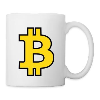 Bitcoin Satoshi Nakamoto - Tasse - Weiß - Rechts