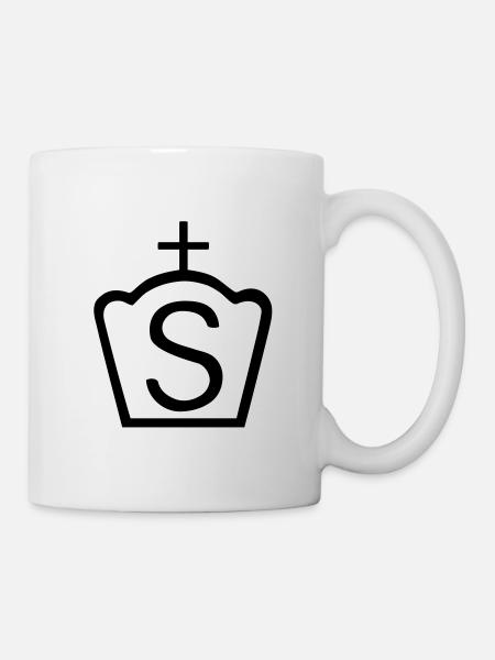 Brandzeichen Sachsen - Tasse - Weiß