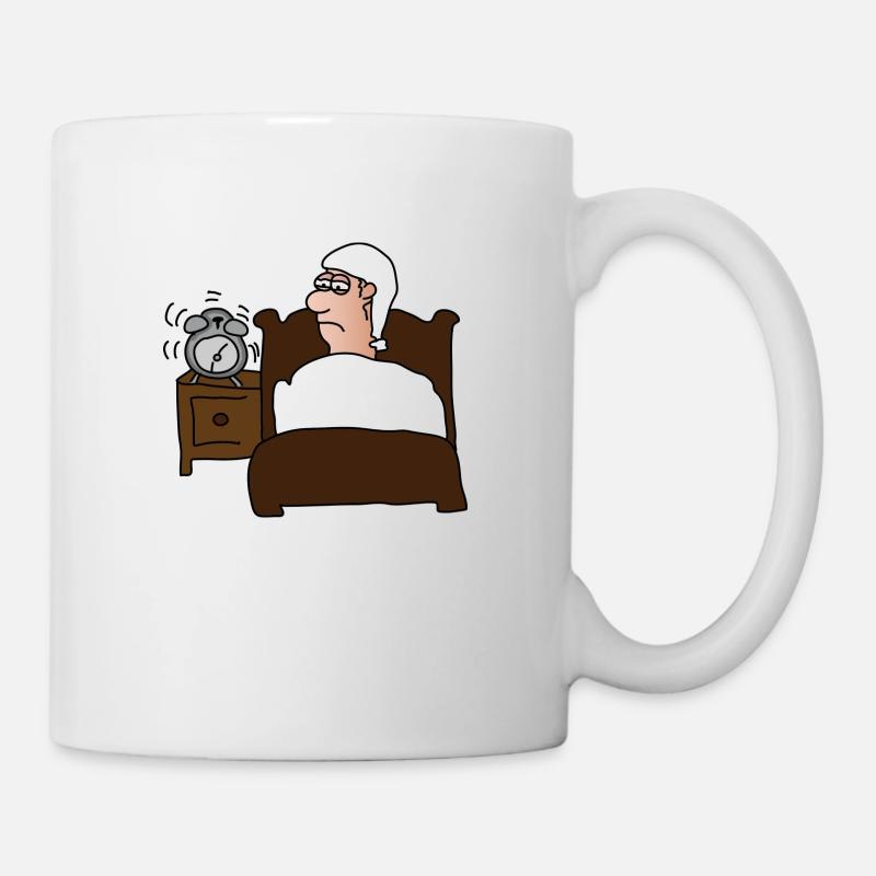 Endormi - Mug blanc - blanc