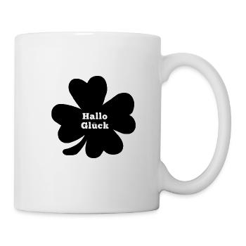 Trèfle à quatre feuilles - Mug blanc - blanc - Droite
