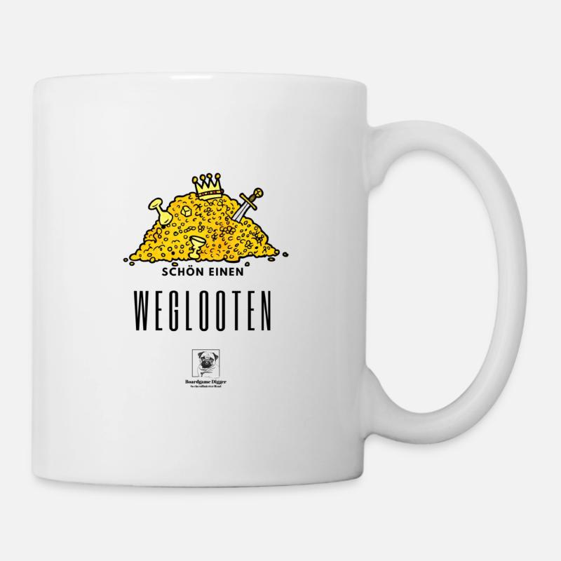 Beau un jeu de société de jeu de société - Mug blanc - blanc