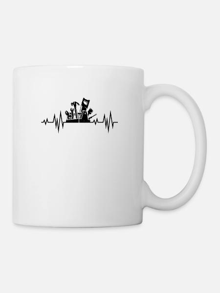 Werkzeug Handwerker Geschenkidee Heimwerker - Tasse - Weiß