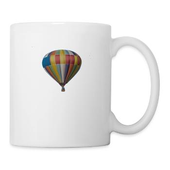 Bunter Ballon - Tasse - Weiß - Rechts