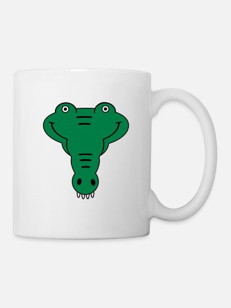 alligator - Mug blanc - blanc