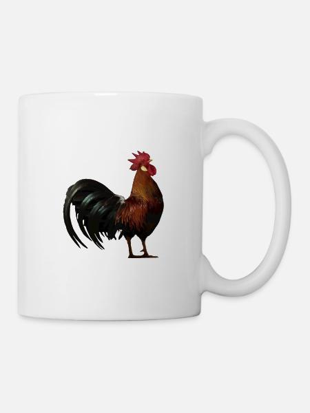 poulet am431 - Mug blanc - blanc