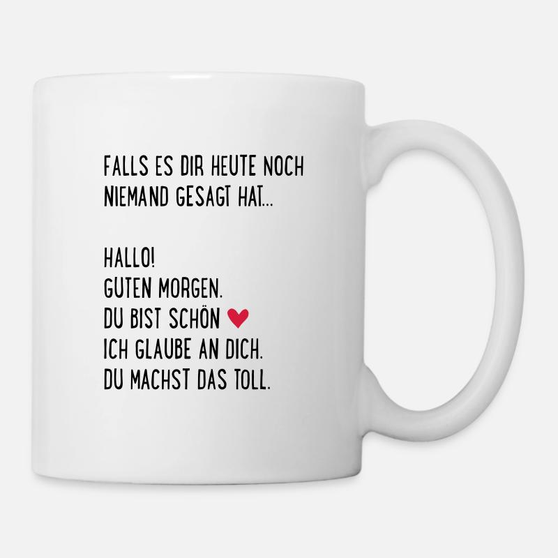 Komplimente - Tasse - Weiß