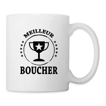 Meilleur Boucher - Mug blanc - blanc - Droite