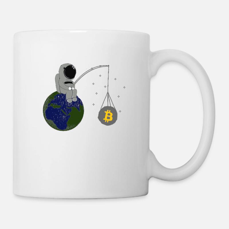 Bitcoin To the Moon - Tasse - Weiß