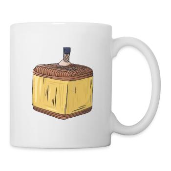 Cubic Cannon Strike Firecracker Fireworks Banger - Mug - white - Right