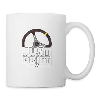 Just Drift it volant drifting voiture cadeau - Mug blanc - blanc - Droite