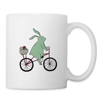 Easter on Bicycle - Mug - white - Right