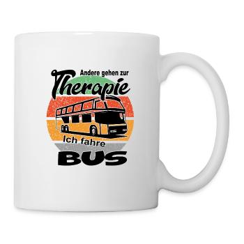 Busfahrer Omnibusfahrer - Tasse - Weiß - Rechts