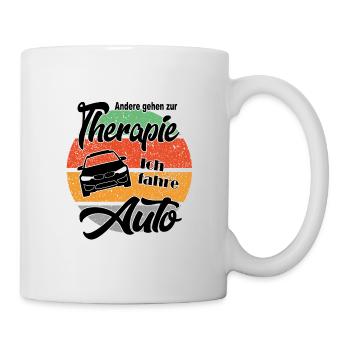 Sprüche Autofahrer Auto fahren Fahrerin - Tasse - Weiß - Rechts