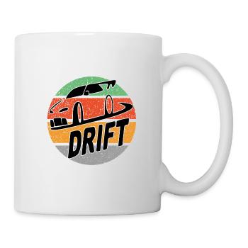 Sprüche Autofahrer Drift Drifting - Tasse - Weiß - Rechts