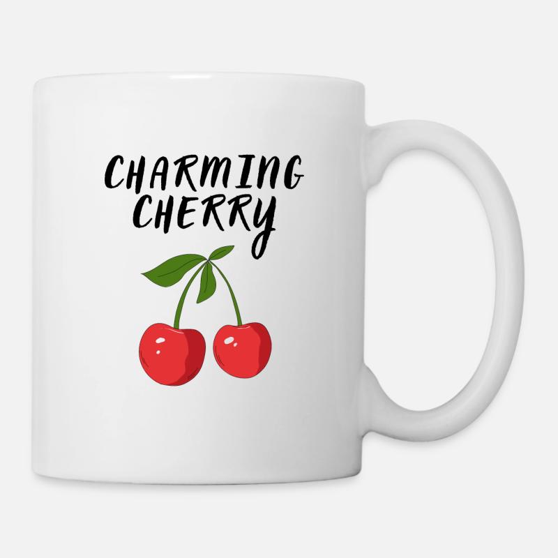 Charming Cherry Charmante Kirsche Lieblingsmensch - Tasse - Weiß