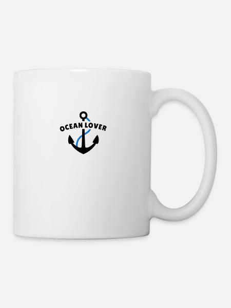 Ocean Lover - Tasse - Weiß