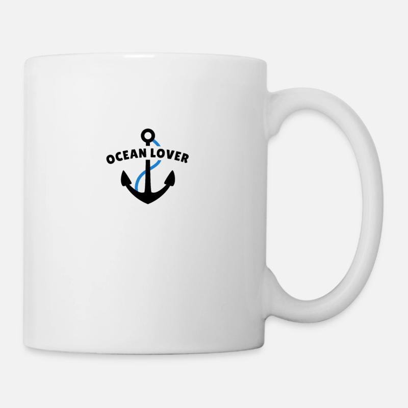 Ocean Lover - Tasse - Weiß