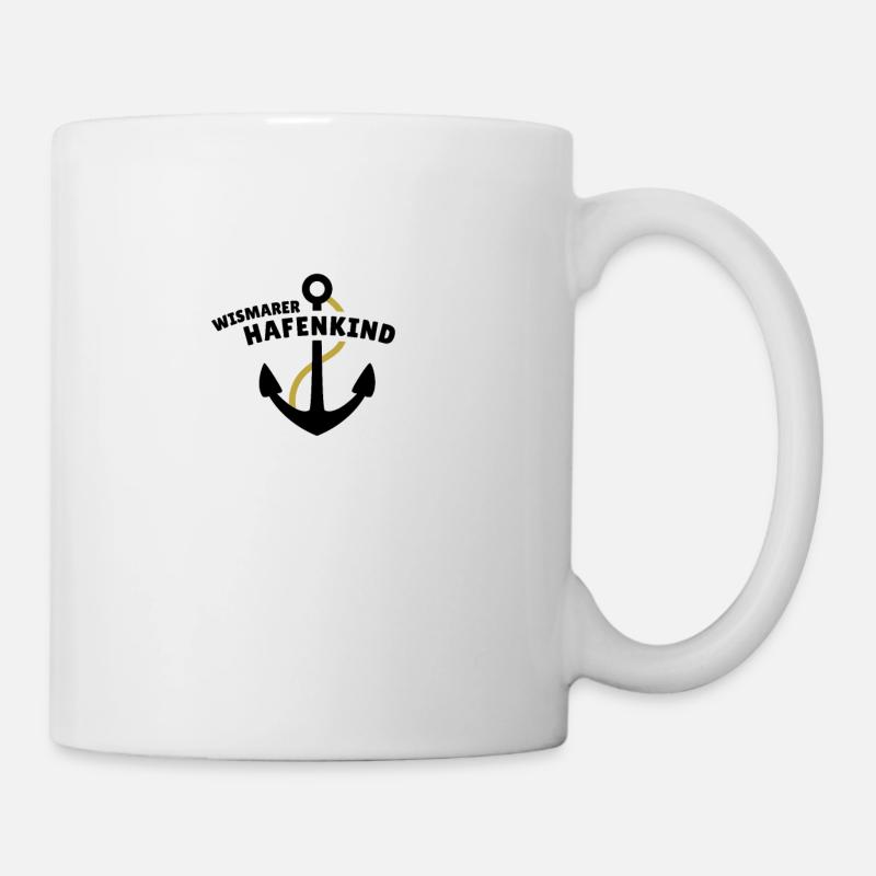 Wismarer Hafenkind - Tasse - Weiß
