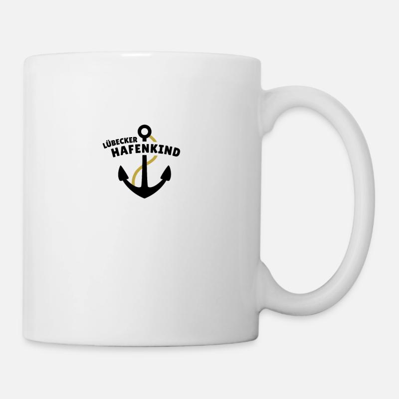 Lübecker Hafenkind - Tasse - Weiß