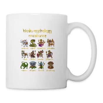 Hindouisme Mythologie Créatures - Mug blanc - blanc - Droite
