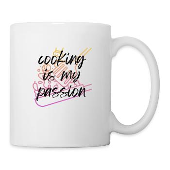 La cuisine est ma passion! - Mug blanc - blanc - Droite