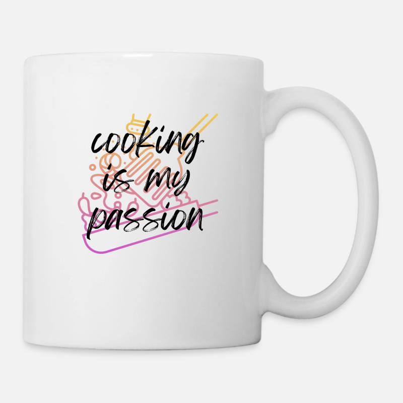 La cuisine est ma passion! - Mug blanc - blanc
