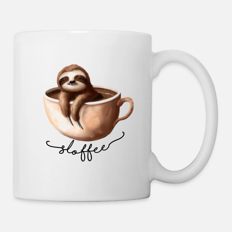 Sloffee - Tasse - Weiß
