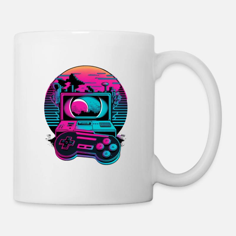 Console Controller Gaming - Mug blanc - blanc