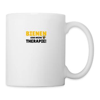 Bienen sind meine Therapie - Tasse - Weiß - Rechts