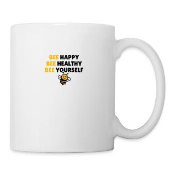 Bee Happy Bee Healthy Bee Yourself - Mug - white - Right