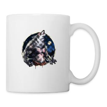 Howling Werewolf - Mug - white - Right
