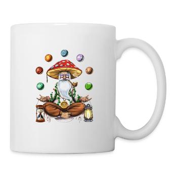 Psychedelic Mushroom Meditation - Mug - white - Right