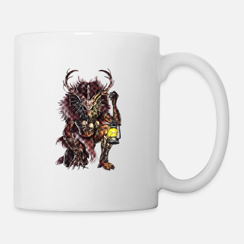 Kryptide Wendigo - Tasse - Weiß