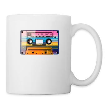 Kassette - Tasse - Weiß - Rechts