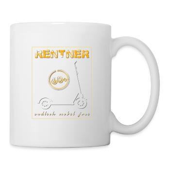Rentner mobil - Tasse - Weiß - Rechts