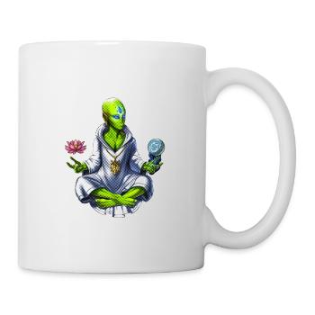 Méditation extraterrestre - Mug blanc - blanc - Droite