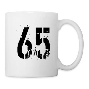 Nombre 65 - Mug blanc - blanc - Droite