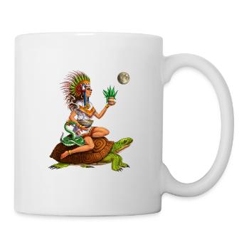 Aztec Goddess Mayahuel - Mug - white - Right