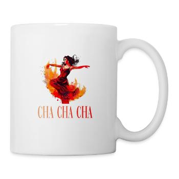 Cha Cha Cha Tanz Kubanischer Tanz Kuba Urlaub - Tasse - Weiß - Rechts