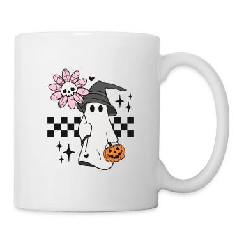 Halloween Ghost Pumpkin Trick or Treat - Mug - white - Right