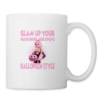 Glam Up Your Gourd-Geous Halloween Style für - Tasse - Weiß - Rechts