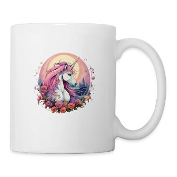 Love Unicorns Valentines Day Love - Tasse - Weiß - Rechts