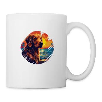 Golden Retriever für einen Retriever Frauchen - Tasse - Weiß - Rechts